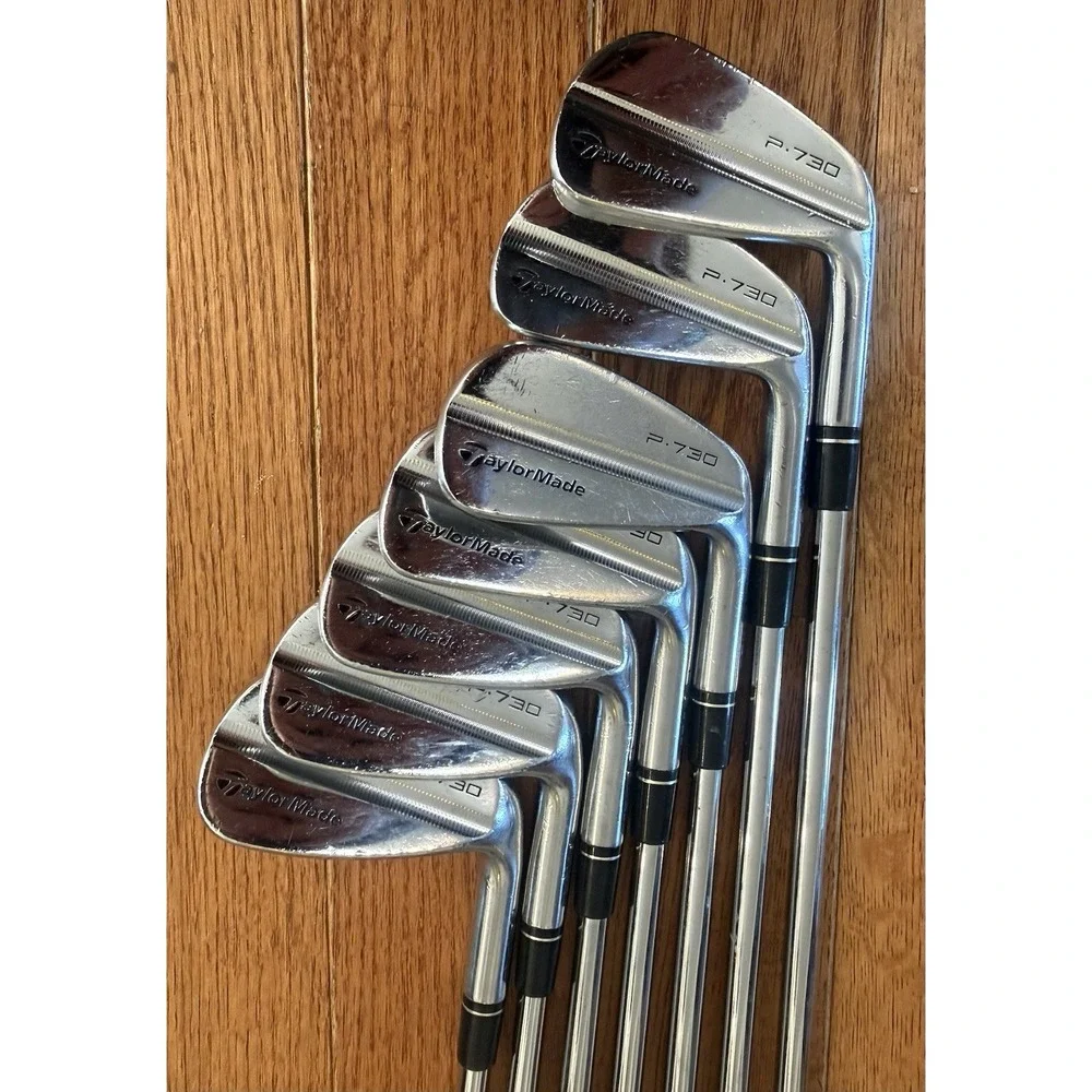 TaylorMade P730 Iron Set P,4-9 Dynamic Gold X100 X-stiff Flex Right Handed 7pc